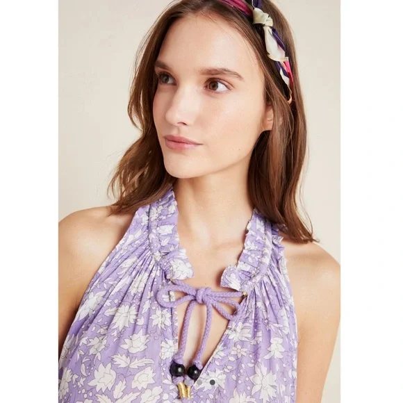 Ro's Garden Sofia Beaded Tunic Dress Medium - Picture 2 of 16